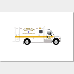 Anne Arundel ambulance Posters and Art